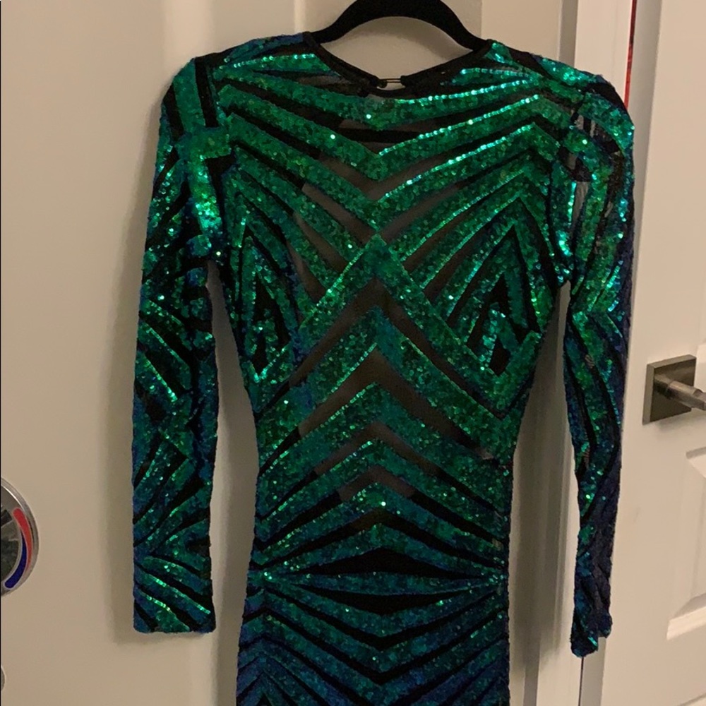 Open back dress